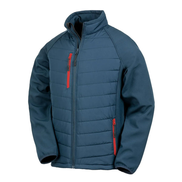 Giacca Black Compass Padded Softshell navy/red / XS - personalizzabile con logo