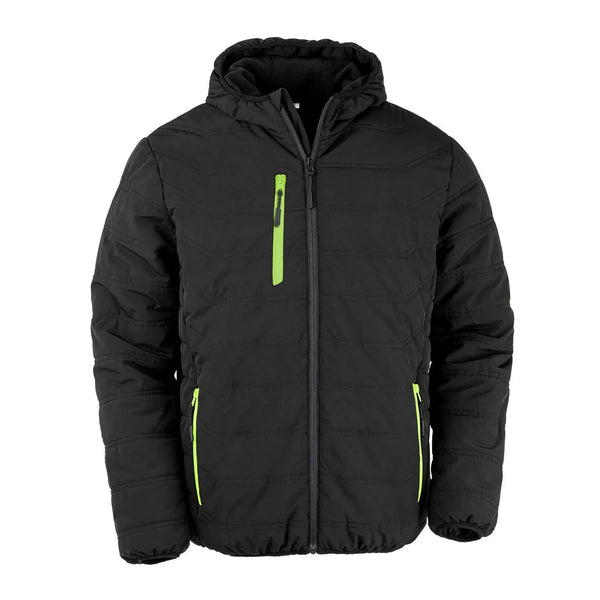 Giacca Black Compass Padded Winter black/lime / XS - personalizzabile con logo