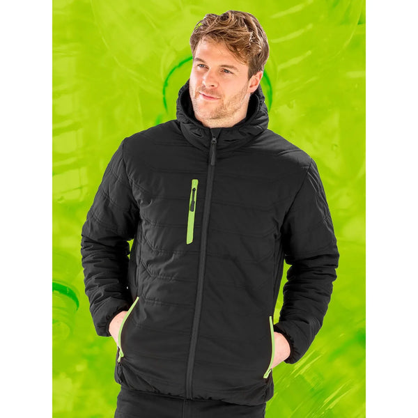 Giacca Black Compass Padded Winter - personalizzabile con logo