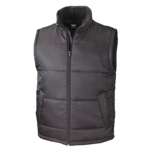 Giacca Bodywarmer nero / S - personalizzabile con logo