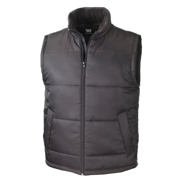 Giacca Bodywarmer nero / S - personalizzabile con logo