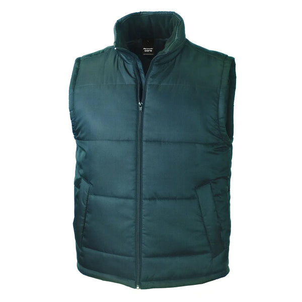 Giacca Bodywarmer verde / S - personalizzabile con logo