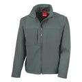 Giacca Classic Softshell grigio / S - personalizzabile con logo