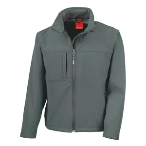 Giacca Classic Softshell grigio / S - personalizzabile con logo