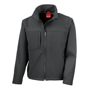 Giacca Classic Softshell nero / S - personalizzabile con logo