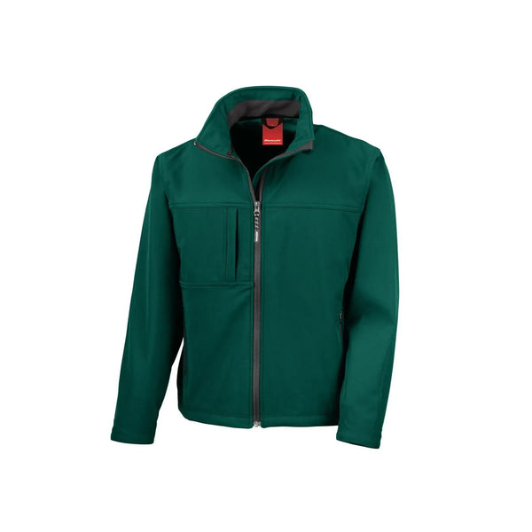 Giacca Classic Softshell verde / S - personalizzabile con logo