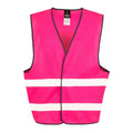 Giacca Core Enhance Visibility Vest rosa / XS - personalizzabile con logo