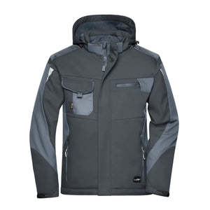 Giacca Craftsmen Softshell - Strong black/carbon / XS - personalizzabile con logo