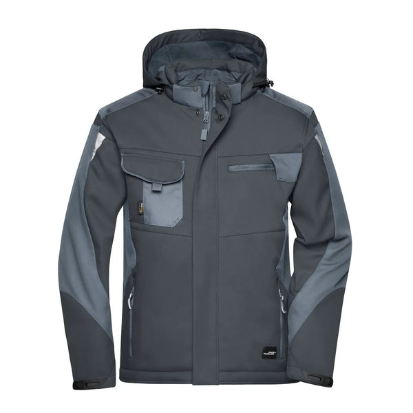 Giacca Craftsmen Softshell - Strong black/carbon / XS - personalizzabile con logo