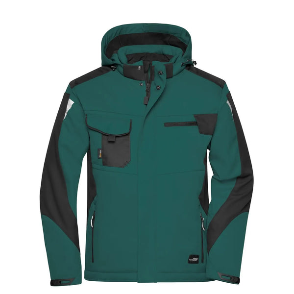 Giacca Craftsmen Softshell - Strong dark-green/black / XS - personalizzabile con logo