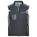 Giacca Craftsmen Softshell Vest - Strong black/carbon / XS - personalizzabile con logo