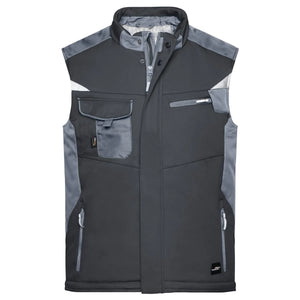 Giacca Craftsmen Softshell Vest - Strong black/carbon / XS - personalizzabile con logo