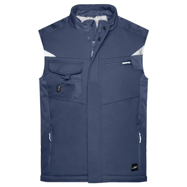 Giacca Craftsmen Softshell Vest - Strong blu / XS - personalizzabile con logo