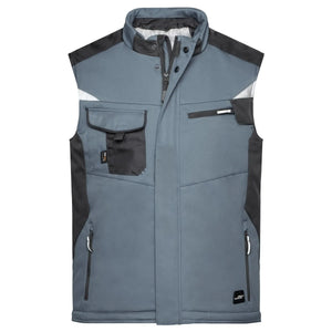 Giacca Craftsmen Softshell Vest - Strong grigio / XS - personalizzabile con logo