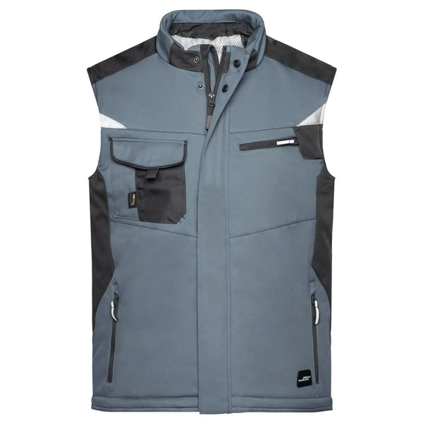 Giacca Craftsmen Softshell Vest - Strong grigio / XS - personalizzabile con logo