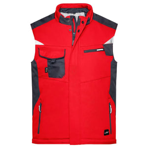 Giacca Craftsmen Softshell Vest - Strong rosso / XS - personalizzabile con logo