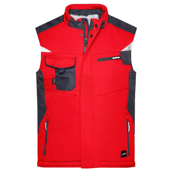 Giacca Craftsmen Softshell Vest - Strong rosso / XS - personalizzabile con logo