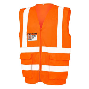 Giacca Executive Cool Mesh Safety Vest arancione / S - personalizzabile con logo