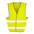 Giacca Gilet Alta Visibilità Unisex giallo / S/M - personalizzabile con logo