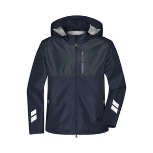 Giacca Hardshell Workwear blu / XS - personalizzabile con logo