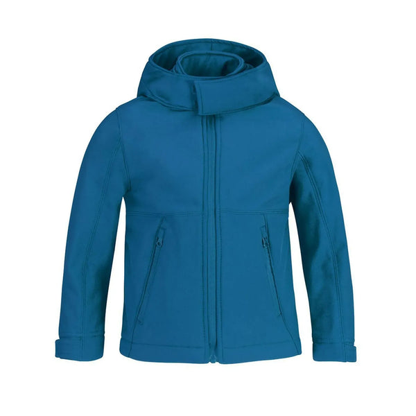 Giacca Hooded Softshell Bimbo - personalizzabile con logo