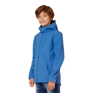 Giacca Hooded Softshell Bimbo - personalizzabile con logo