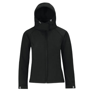 Giacca Hooded Softshell Donna nero / XS - personalizzabile con logo