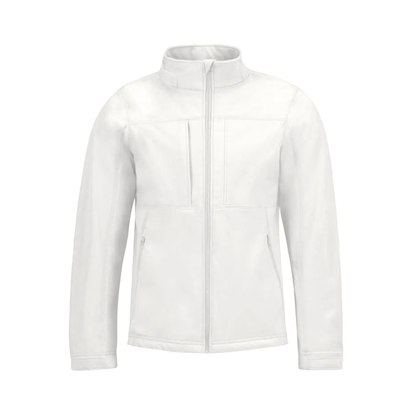 Giacca Hooded Softshell Uomo bianco / S - personalizzabile con logo