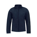 Giacca Hooded Softshell Uomo blu / S - personalizzabile con logo