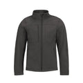 Giacca Hooded Softshell Uomo grigio / S - personalizzabile con logo