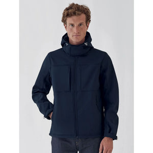 Giacca Hooded Softshell Uomo - personalizzabile con logo