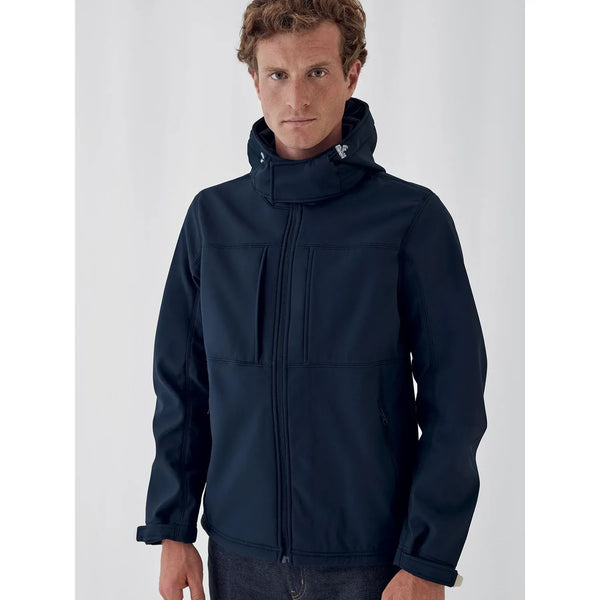 Giacca Hooded Softshell Uomo - personalizzabile con logo