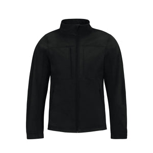Giacca Hooded Softshell Uomo nero / S - personalizzabile con logo
