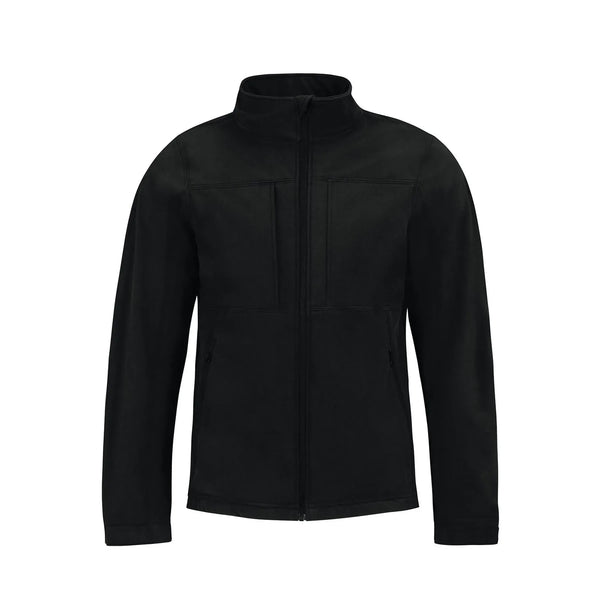 Giacca Hooded Softshell Uomo nero / S - personalizzabile con logo