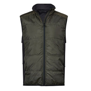 Giacca Hybrid-Stretch Bodywarmer verde / XS - personalizzabile con logo