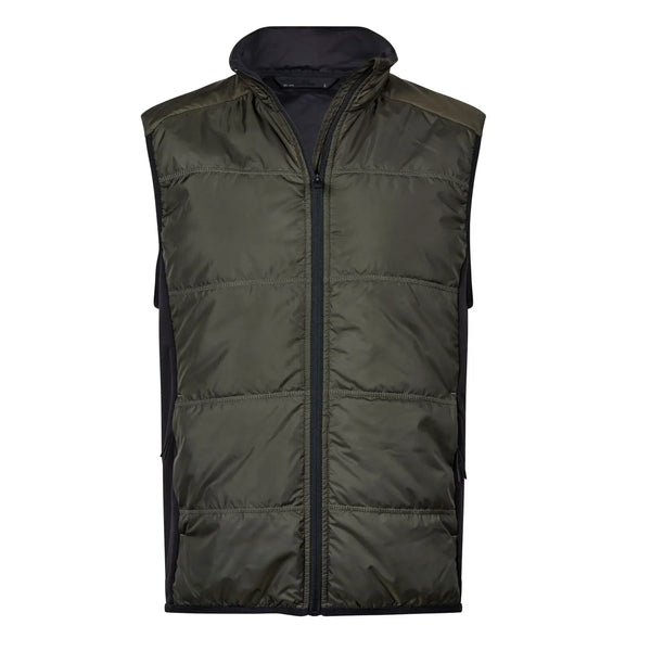 Giacca Hybrid-Stretch Bodywarmer verde / XS - personalizzabile con logo