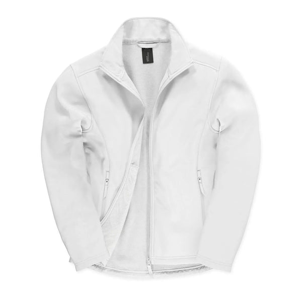 Giacca ID.701 Softshell bianco / S - personalizzabile con logo
