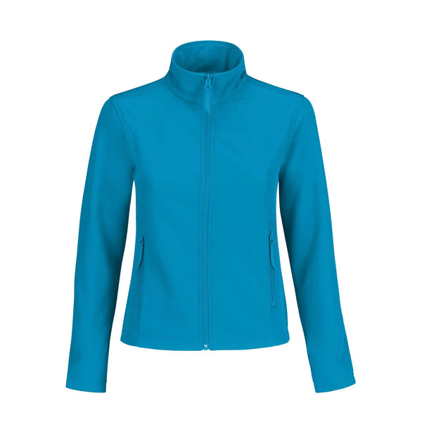Giacca ID.701 Softshell Donna azzurro / XS - personalizzabile con logo