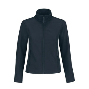 Giacca ID.701 Softshell Donna blu / XS - personalizzabile con logo