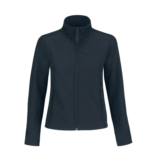 Giacca ID.701 Softshell Donna blu / XS - personalizzabile con logo