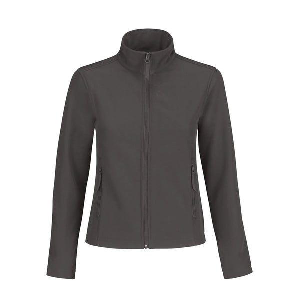 Giacca ID.701 Softshell Donna grigio / XS - personalizzabile con logo