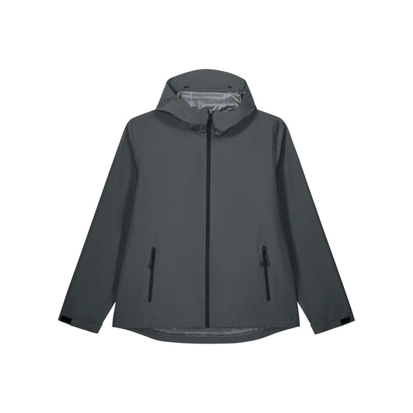 Giacca Impermeabile Uomo Stanley Stormer grigio scuro / S - personalizzabile con logo