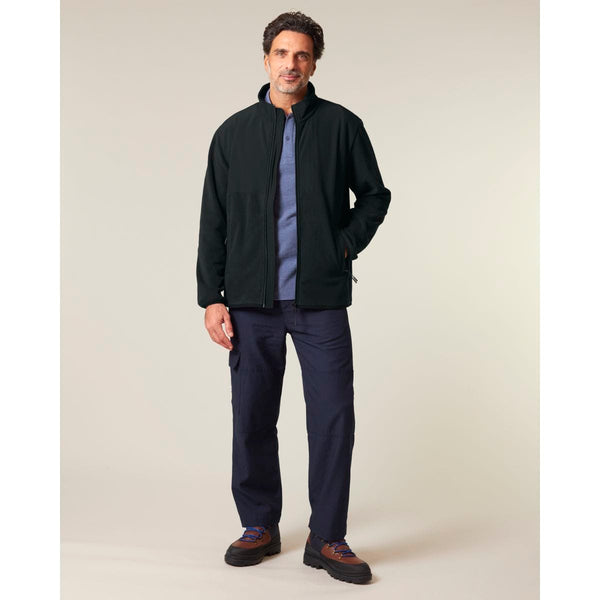 Giacca In Pile Unisex Trekker nero / XXS - personalizzabile con logo