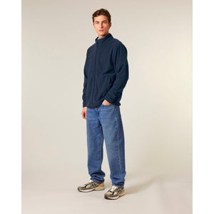 Giacca In Pile Uomo Stanley Guider blu navy / S - personalizzabile con logo