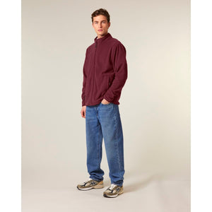 Giacca In Pile Uomo Stanley Guider bordeaux / S - personalizzabile con logo