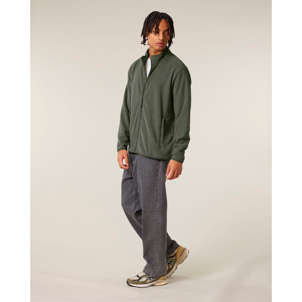 Giacca In Pile Uomo Stanley Guider kaki / S - personalizzabile con logo