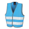 Giacca Junior Enhanced Visibility Vest azzurro / S - personalizzabile con logo