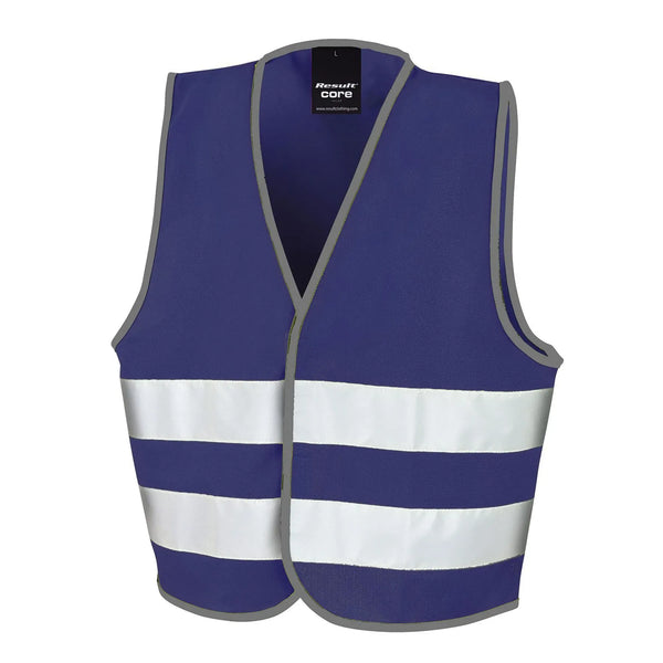 Giacca Junior Enhanced Visibility Vest blu / S - personalizzabile con logo