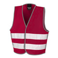 Giacca Junior Enhanced Visibility Vest bordeaux / S - personalizzabile con logo