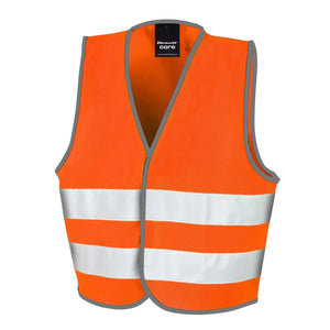 Giacca Junior Safety Vest arancione / S - personalizzabile con logo